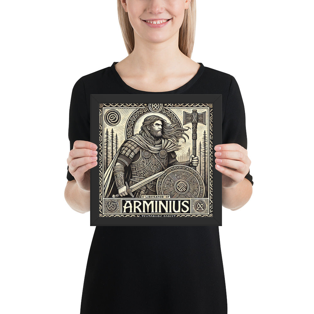 Heritage wall art inspired by Arminius and the Battle of the Teutoburg Forest