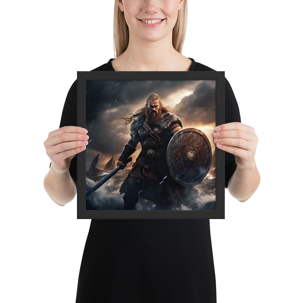 Norse mythology wall art inspired by berserkers and storm battles