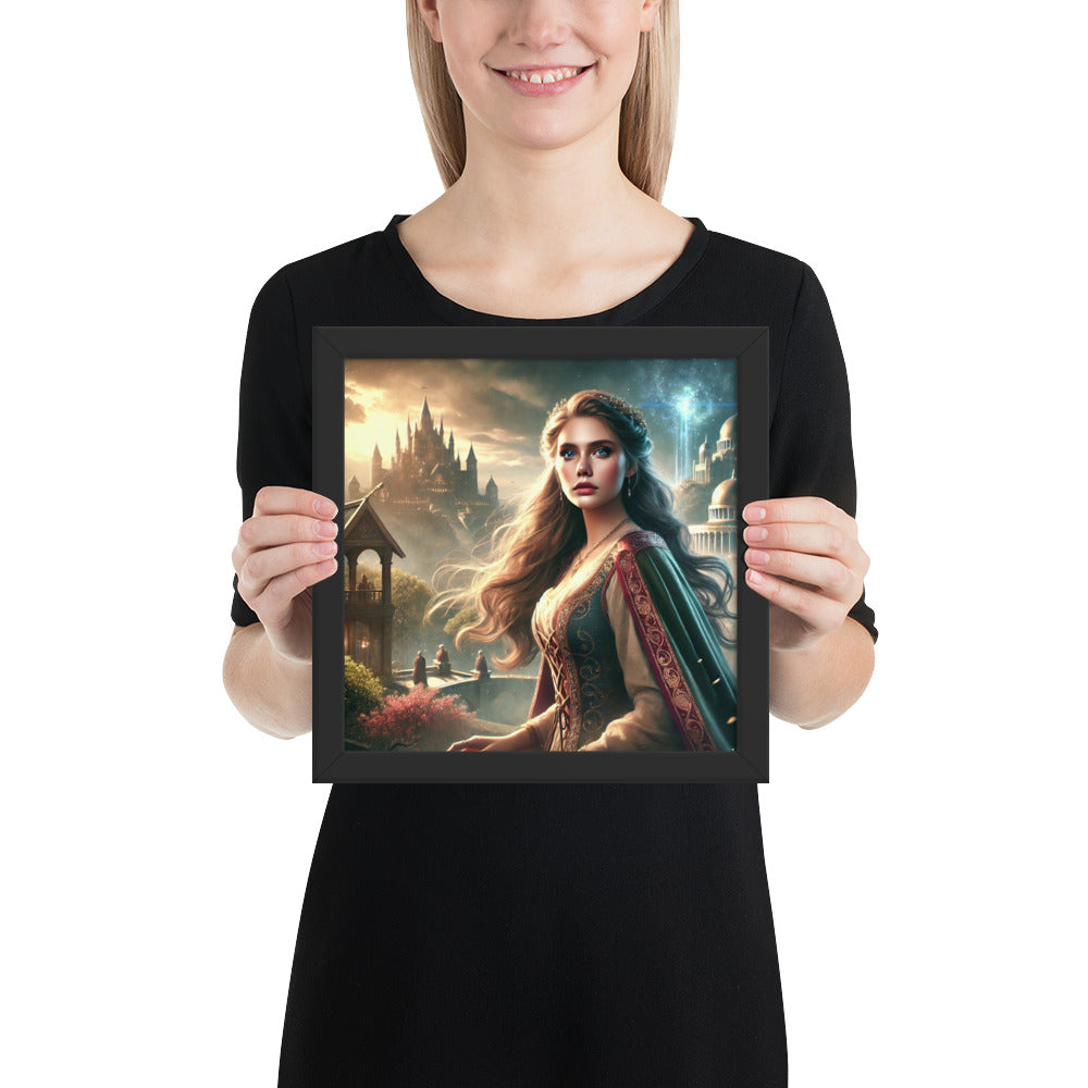 Freya mythology wall art representing divine feminine strength and elegance