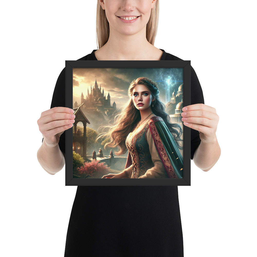 Norse goddess art print featuring Freya as Queen of the Vanir