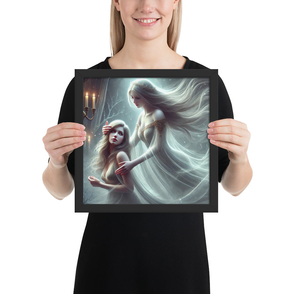 Norse goddess wall art featuring Freya offering a sacred blessing